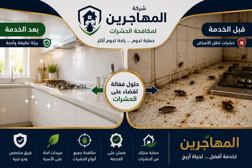 شركة مكافحة حشرات بجدة | رش مبيدات بجدة بأسعار مناسبة 2 رش مبيدات بجدة للقضاء على الحشرات المنزلية
