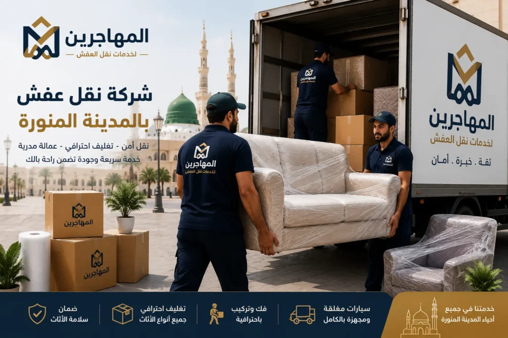 افضل شركة نقل عفش بالمدينة المنورة (لايجار ) ارخص شركات نقل الاثاث 1 شركة نقل عفش بالمدينة المنورة تقدم نقل اثاث مع التغليف والفك والتركيب