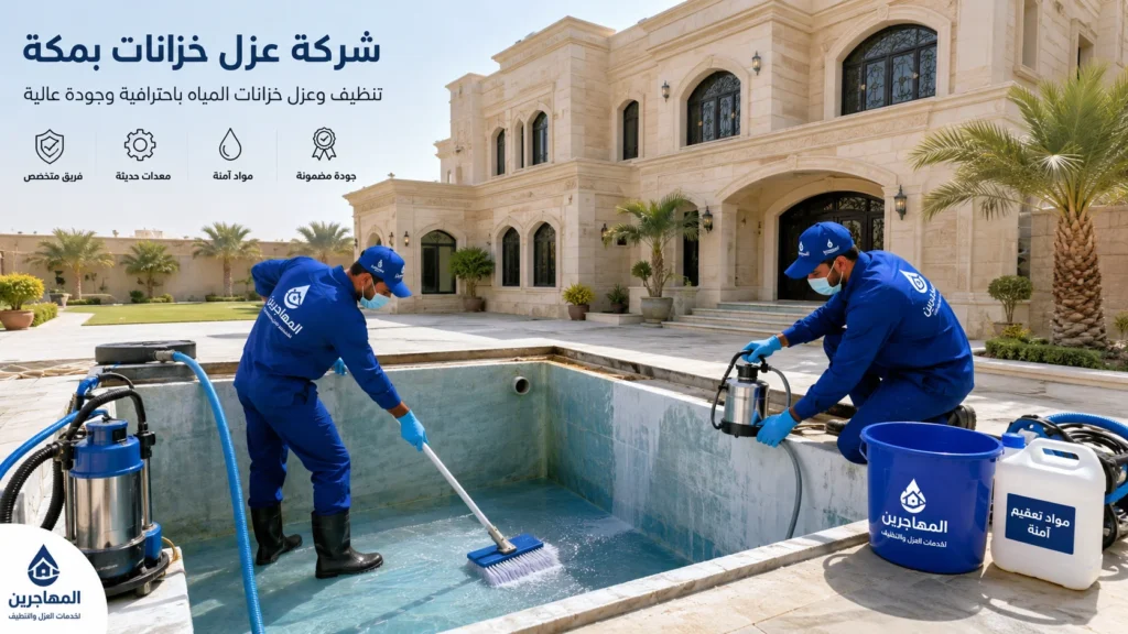 شركة عزل خزانات بمكة | تنظيف وعزل خزانات المياه بأفضل الأسعار وضمان الجودة 1 افضل شركة عزل خزانات بمكة