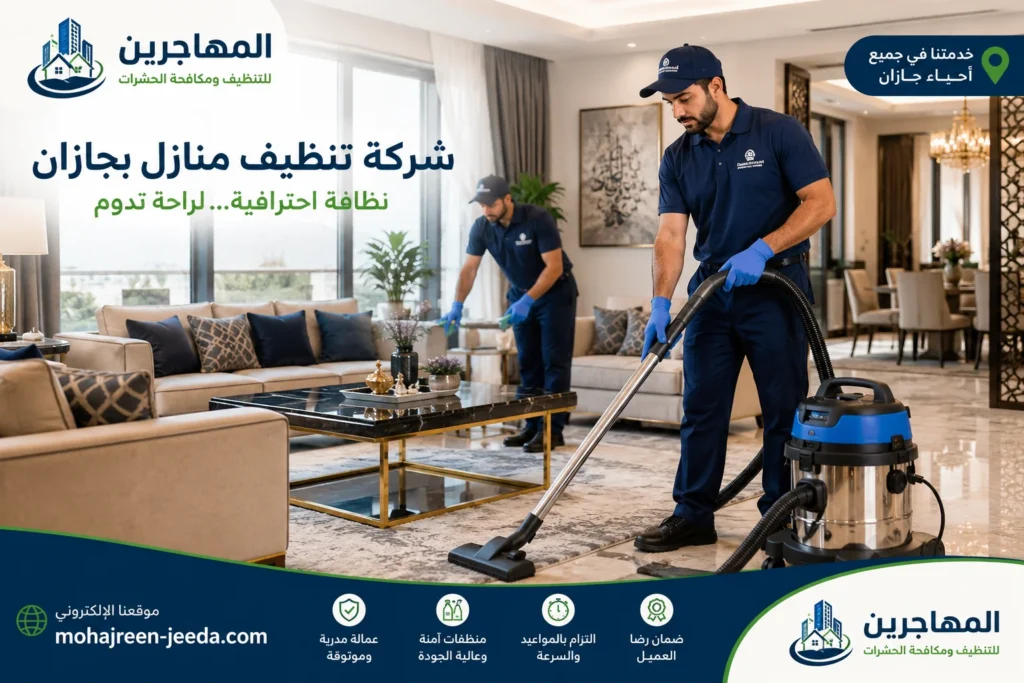 شركة تنظيف منازل بجازان | خدمات احترافية وضمان شامل 2 شركة تنظيف منازل بجازان