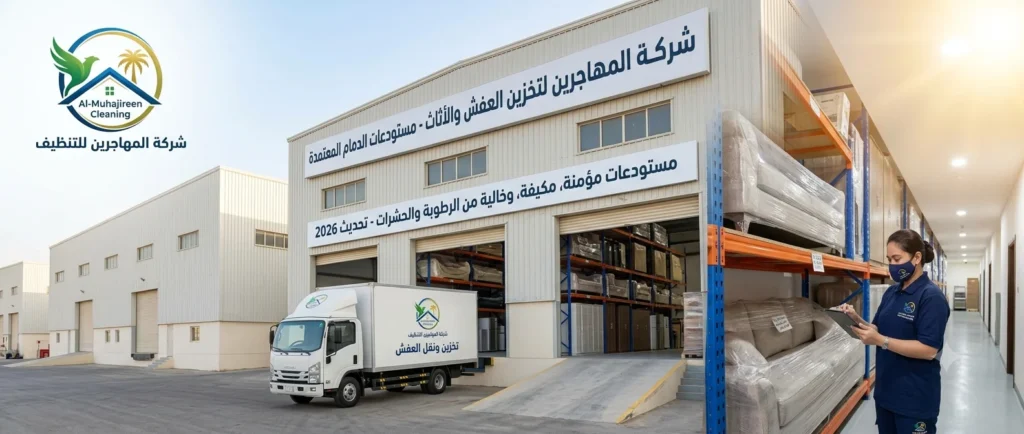 افضل شركة تخزين عفش بالدمام | مستودعات المهاجرين خصم 35% مؤمنة بالكامل 1 شركة تخزين عفش بالدمام