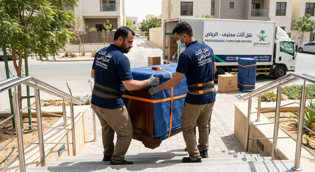افضل شركة نقل اثاث بالرياض - شركة المهاجرين (خصم اليوم) 2 عمال شركة نقل اثاث بالرياض