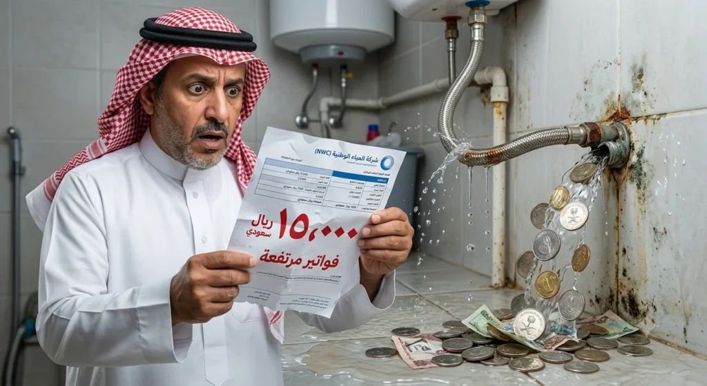 شركة كشف تسربات بالرياض | تقارير معتمدة لخفض الفاتورة بدون تكسير 2 علاج مشكلة تسربات المياه بالرياض و الفاتورة المرتفعة