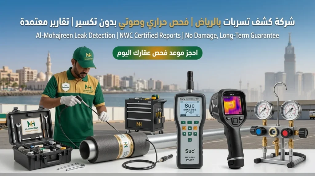 شركة كشف تسربات بالرياض | تقارير معتمدة لخفض الفاتورة بدون تكسير 1 شركة-كشف-تسربات-المياه-بالرياض