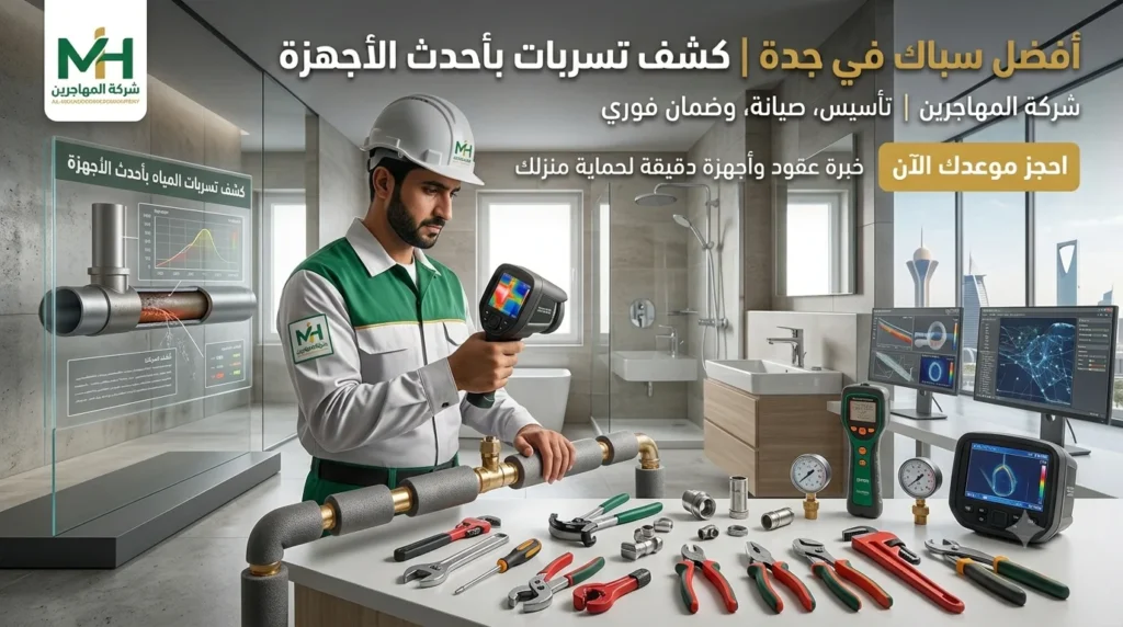 أفضل سباك في جدة |لايجار 00201011916991 |معلم سباك بجدة محترف وضمان فوري 2 كشف تسربات المياه بجدة