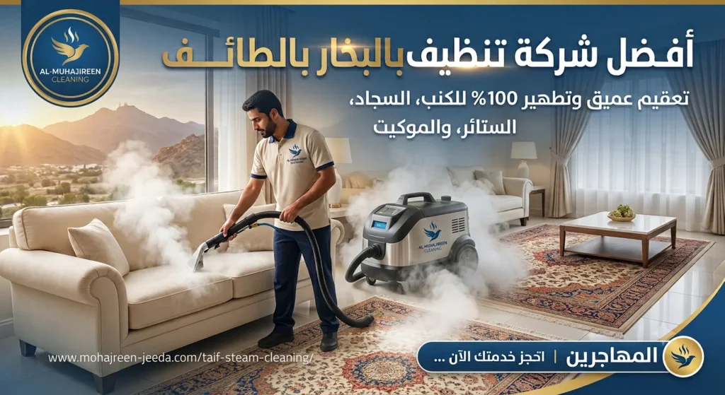 أفضل شركة تنظيف بالبخار بالطائف | لايجار 00201011916991|نظافة عميقة وتطهير 100% | ضمان الجودة 1 افضل شركة تنظيف بالبخار بالطائف