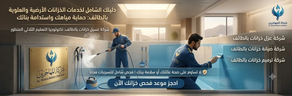 أفضل شركة عزل خزانات بالطائف | لايجار 00201011916991 |تنظيف خزانات , صيانة وتقارير معتمدة 1 افضل شركة عزل خزانات بالطائف
