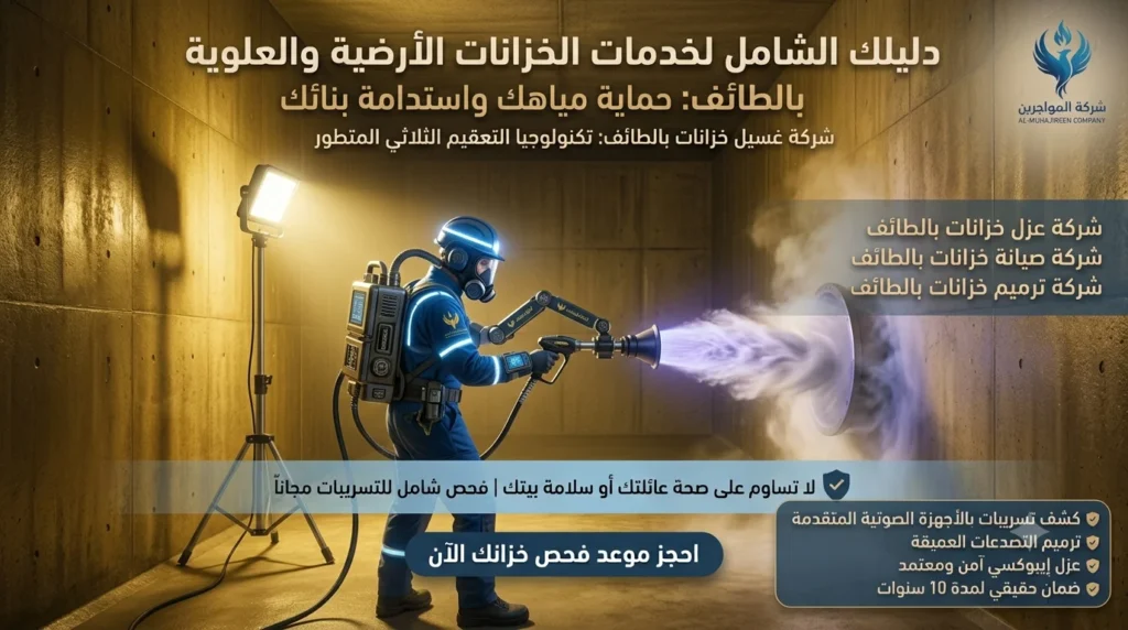 أفضل شركة عزل خزانات بالطائف | لايجار 00201011916991 |تنظيف خزانات , صيانة وتقارير معتمدة 2 شركة نظافة خزانات بالطائف