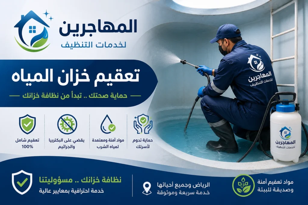 افضل شركة تنظيف خزانات بالرياض (لايجار )شركة تنظيف و تعقيم خزانات المياه بالرياض 2 شركة تنظيف خزانات بالرياض باستخدام أحدث معدات التنظيف والتعقيم