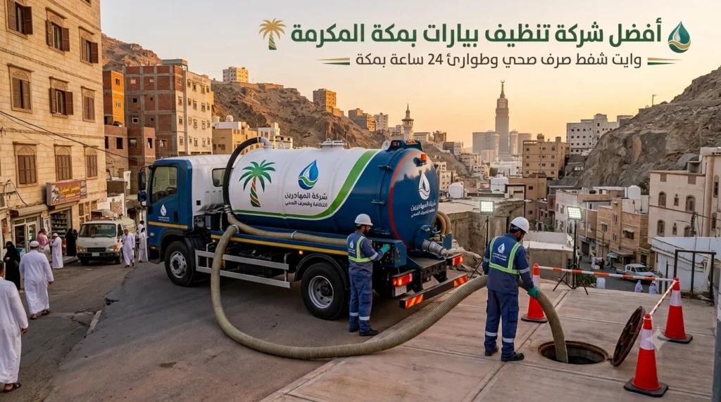 أفضل شركة تنظيف بيارات بمكة | وايت شفط صرف صحي معتمد طوارئ 24 ساعة 1 شركة تنظيف بيارات بمكة