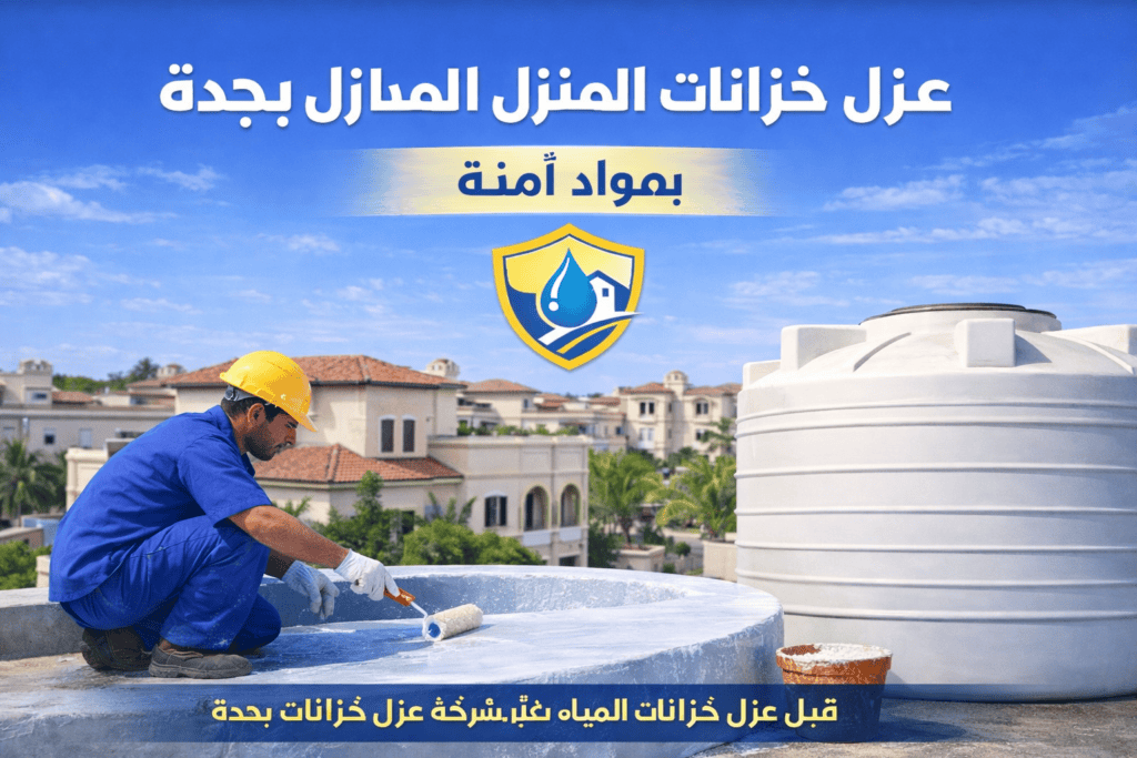 شركة عزل خزانات المنزلية بجدة بمواد امنة