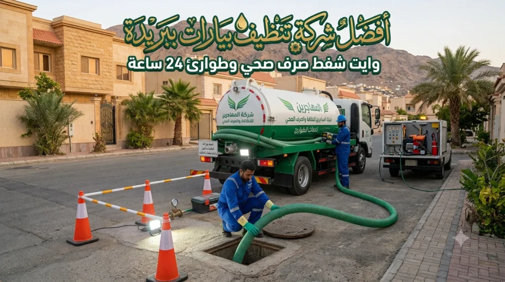 أفضل شركة تنظيف بيارات ببريدة | وايت شفط صرف صحي 24 ساعة | المهاجرين 1 شركة تنظيف بيارات ببريدة
