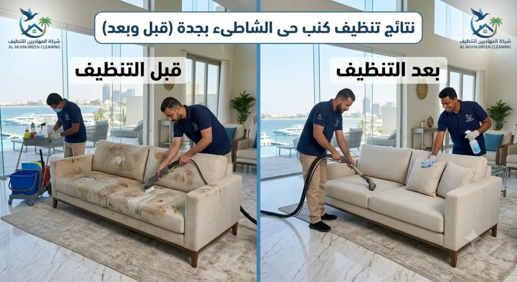 افضل شركة تنظيف بحى الشاطىء بجدة | خصم 40% على تنظيف الفلل والمنازل 4 شركة تنظيف كنب حى الشاطىء بجدة